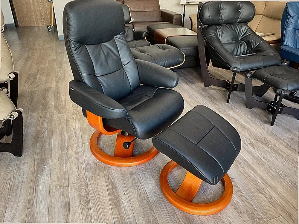 Fjords Recliner Chairs with Footstool