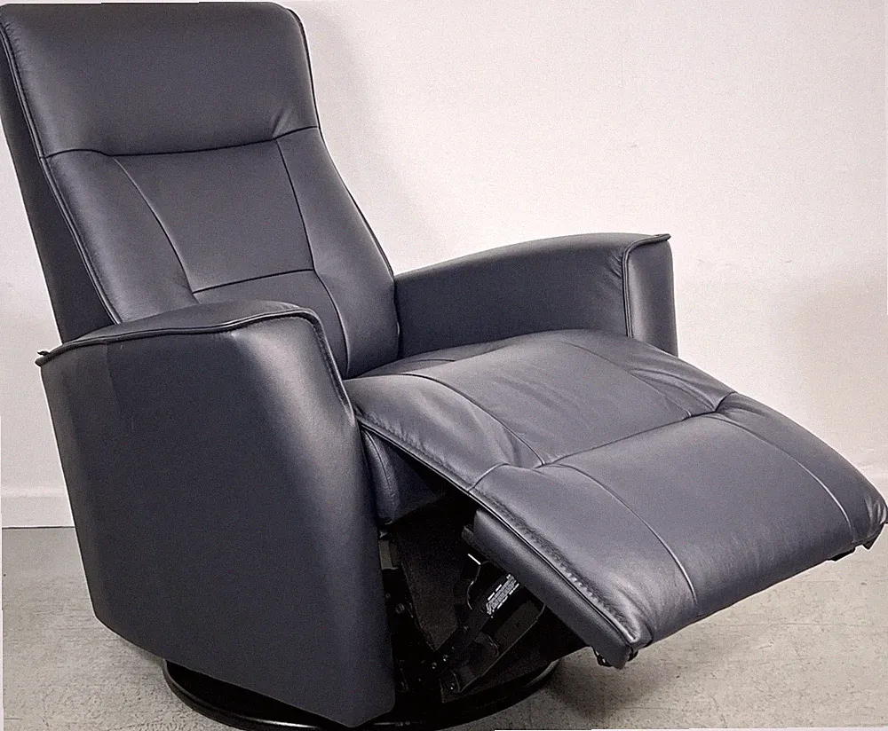 *New* Fjords "Harstad" Small Stressless Style Powered Swivel Recliner Glider